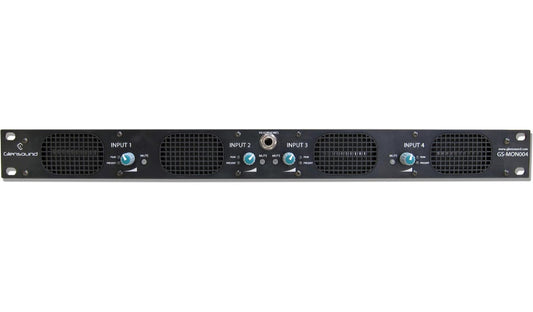 Glensound GS-MON004 | 4 Loudspeaker 19" 1RU Audio Monitor