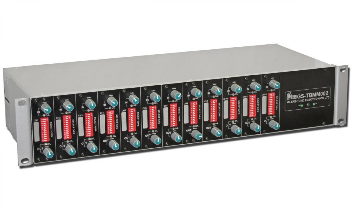 Glensound GS-TBMM002 | 12 x 12 Talkback Matrix Mixer