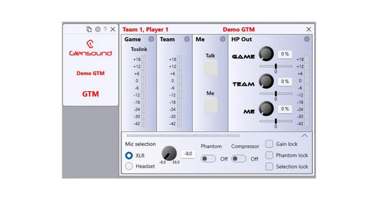 Glensound GTM SDI | eSports Gamers Interface