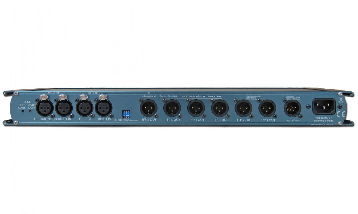 Glensound HA6+ | Six Stereo Headphone Amplifiers