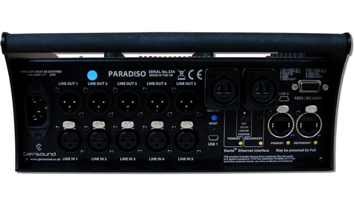 Glensound PARADISO | Dante AES67 Commentators Box