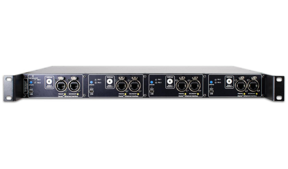 Glensound PBS-WHIP | DSP Rack with 4 x DSP cards for up to 128 delegates