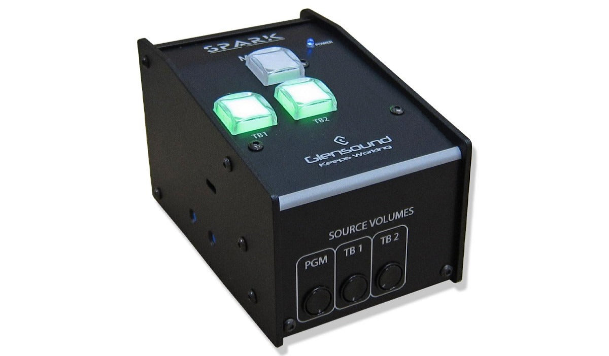 Glensound SPARK 2 | Sub Compact Single User Commentary With 2 Talkback Channels