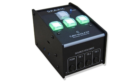 Glensound SPARK 3 | Sub Compact Single User Commentary With 3 Talkback Channels