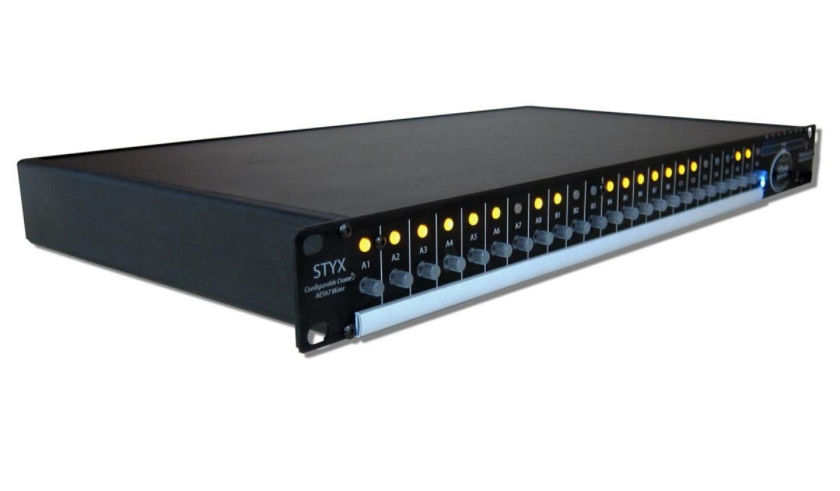 Glensound STYX MIXER | Audio Mixer for Dante/AES67 audio networks