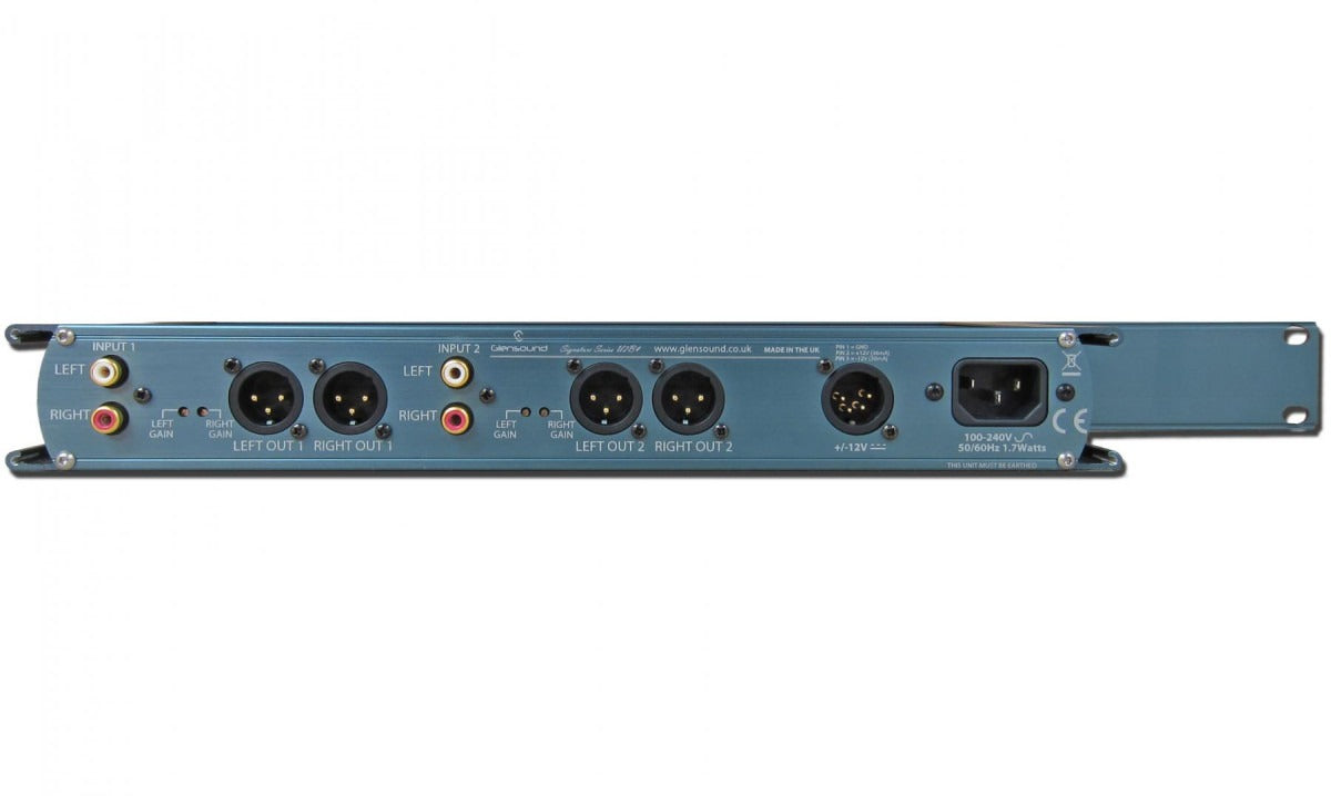 Glensound U2B 4 | Twin Stereo Unbalanced to Balanced Converter