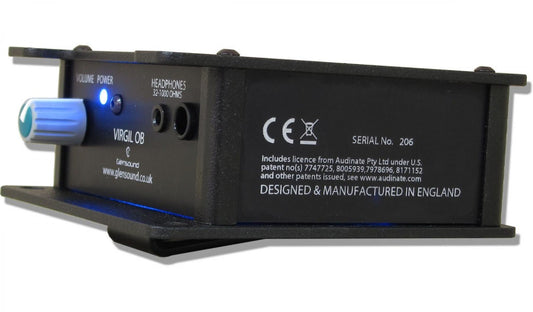 Glensound VIRGIL OB | Dante/ AES67 Headphone Amplifier With Local Analogue Outputs