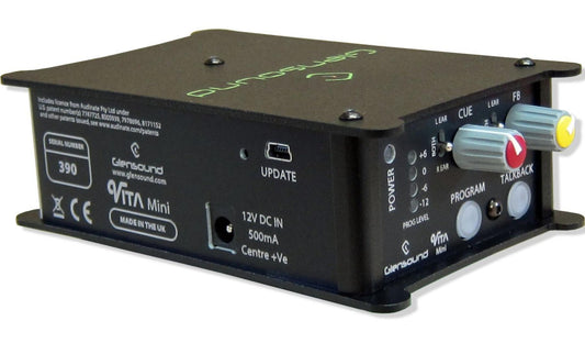 Glensound VITA MINI /5F | Compact Dante Beltpack Commentary Unit With Talkback