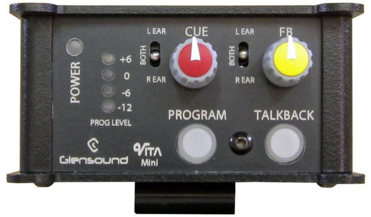 Glensound VITA MINI /5F | Compact Dante Beltpack Commentary Unit With Talkback