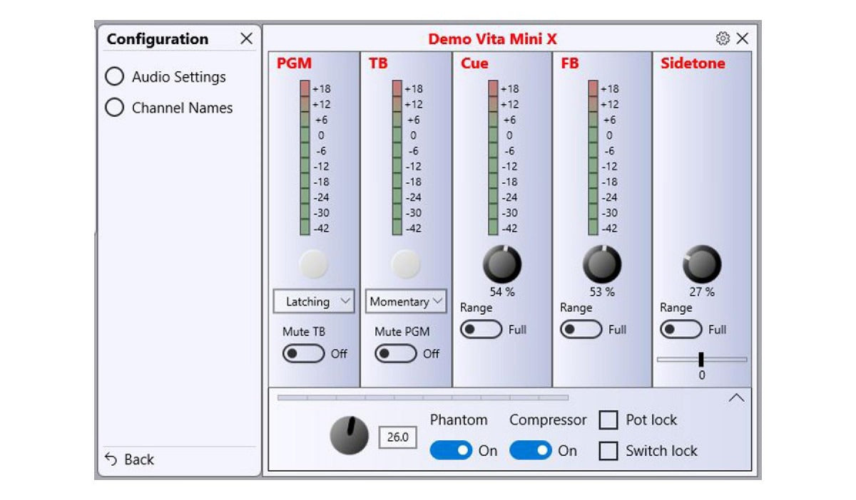 Glensound VITA MINI X/3F | High Specification Beltpack Commentary Interface