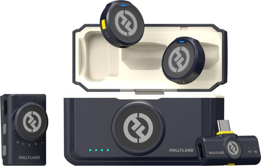 Hollyland LARK M2 Mini Combo with Camera RX + USB-C RX