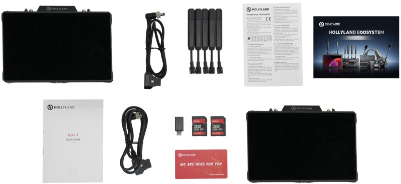 Hollyland Pyro 7 kit Dual 7" Wireless Transceiving Monitor