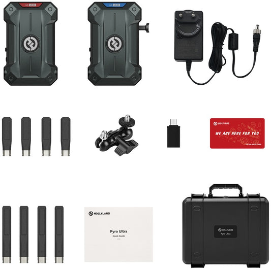 Hollyland Pyro Ultra 1TX & 1RX Wireless Video Transmission System