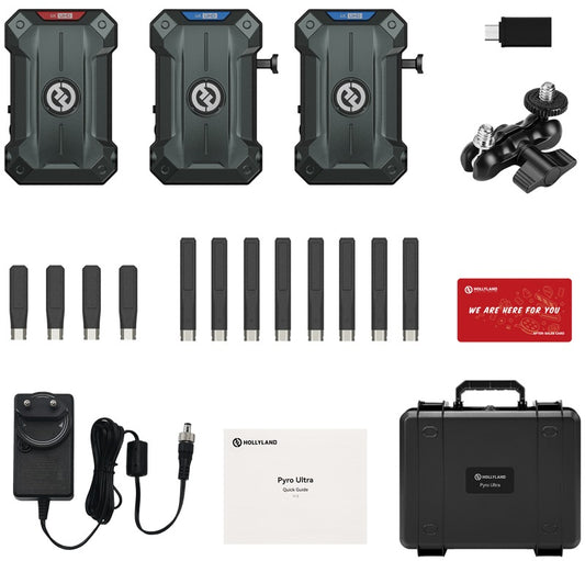 Hollyland Pyro Ultra 1TX & 2RX Wireless Video Transmission System