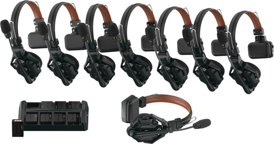Hollyland Solidcom C1 Pro Wireless Intercom System with 8 ENC headsets