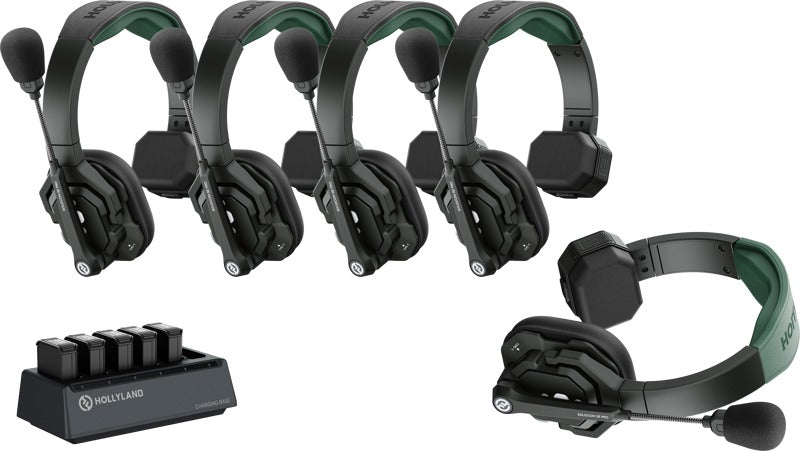 Hollyland Solidcom SE Pro- 5 Person Noise Cancelling Headset Intercom