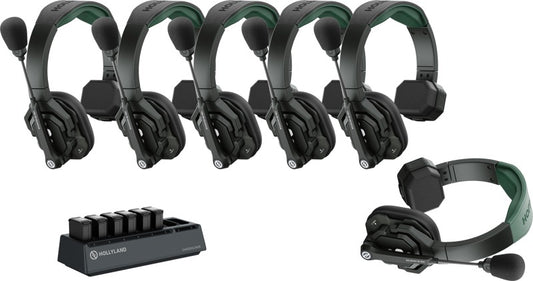 Hollyland Solidcom SE Pro- 6 Person Noise Cancelling Headset Intercom