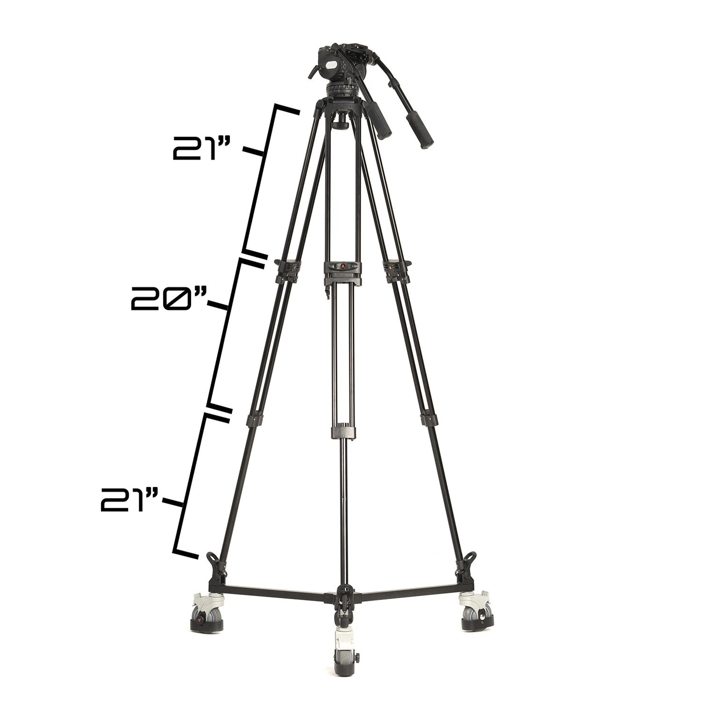Ikan 19″ Widescreen Teleprompter, Tripod & Dolly Turnkey