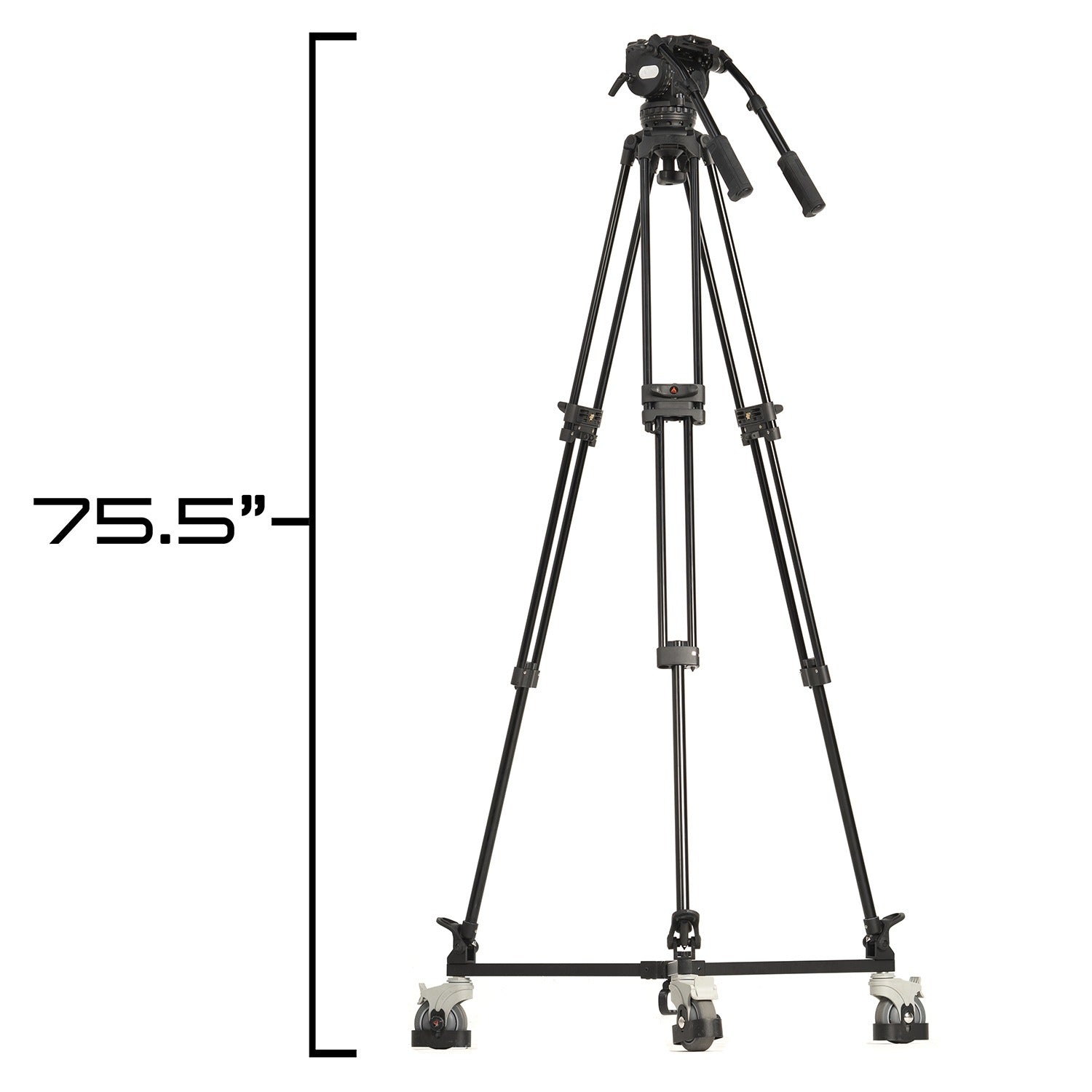 Ikan 19″ Widescreen Teleprompter w/ Talent Monitor, Tripod & Dolly Turnkey