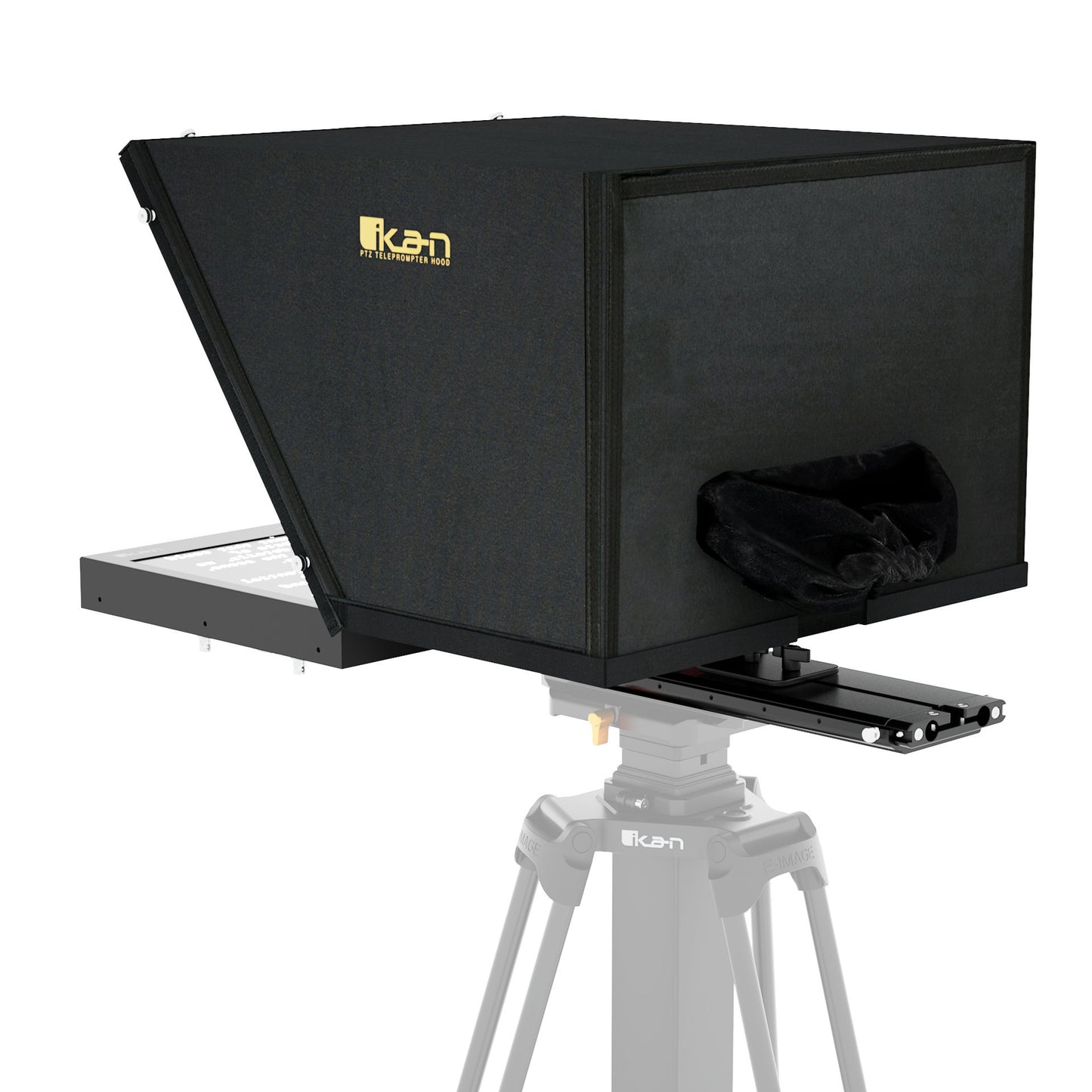 Ikan Aura™ 19″ PTZ POE++ NDI Teleprompter w/ Full NDI Encoding/Decoding & IP Tally Light