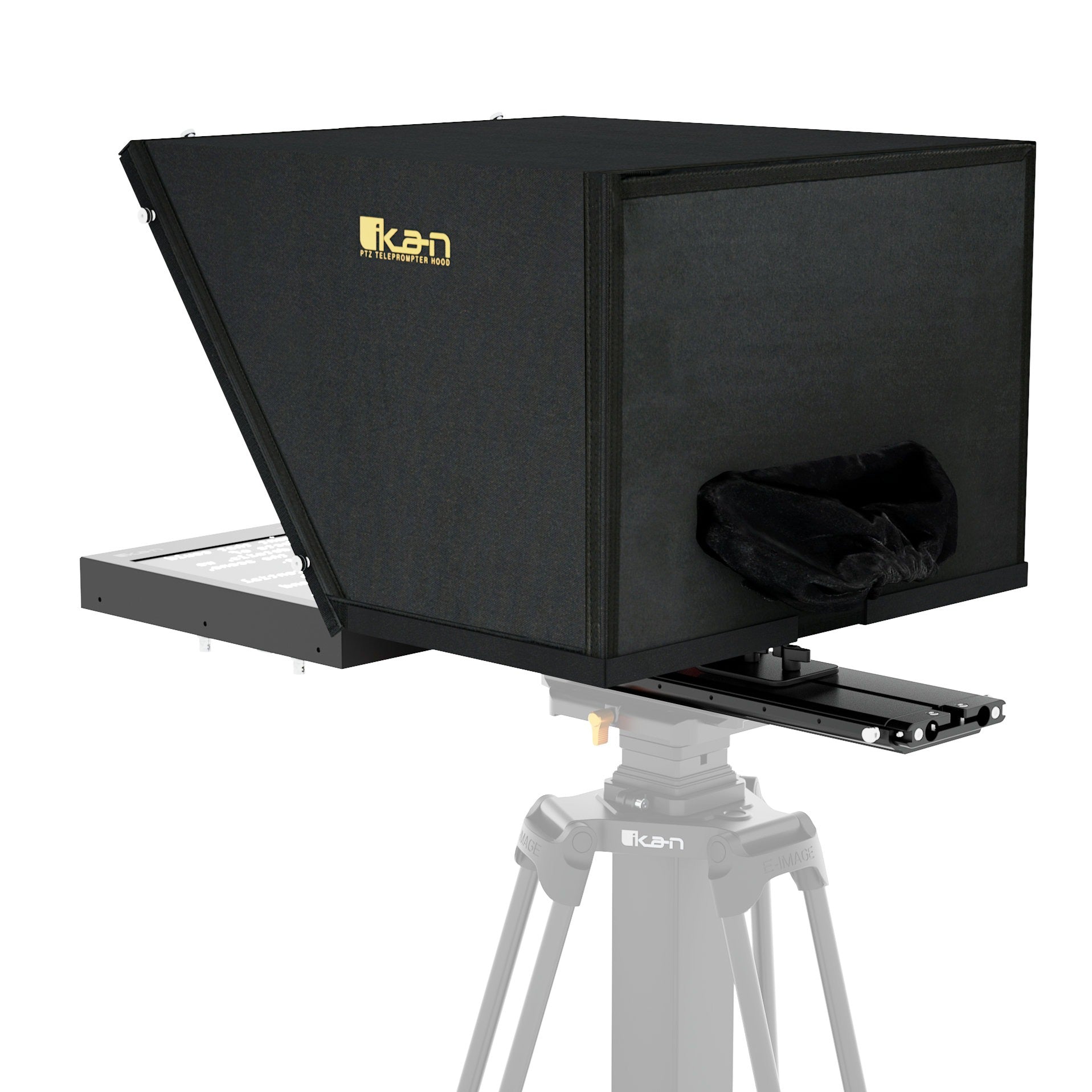 Ikan Aura™ 19″ PTZ POE++ NDI Teleprompter w/ Full NDI Encoding/Decoding & IP Tally Light