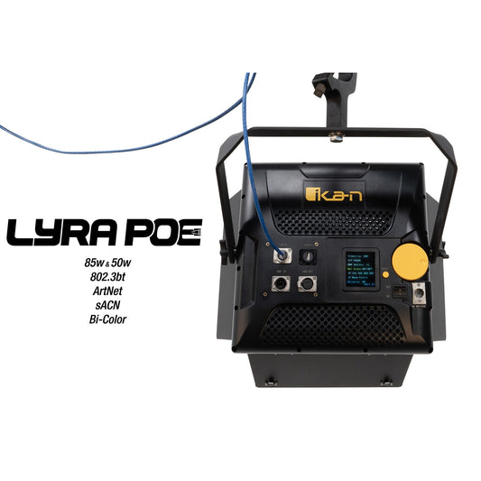 Ikan Lyra POE 1×1 Bi-Color Studio Panel Soft LED Light w/ ArtNet and sACN DMX