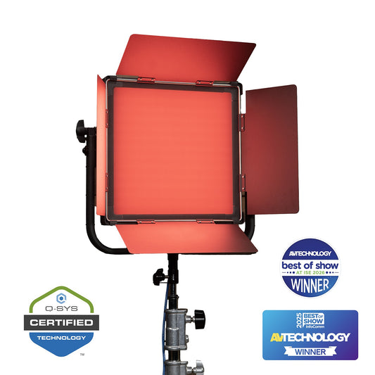 Ikan Lyra POE 1 x 1 RGBWA Color Studio Soft Panel LED Light w/ ArtNet and sACN DMX