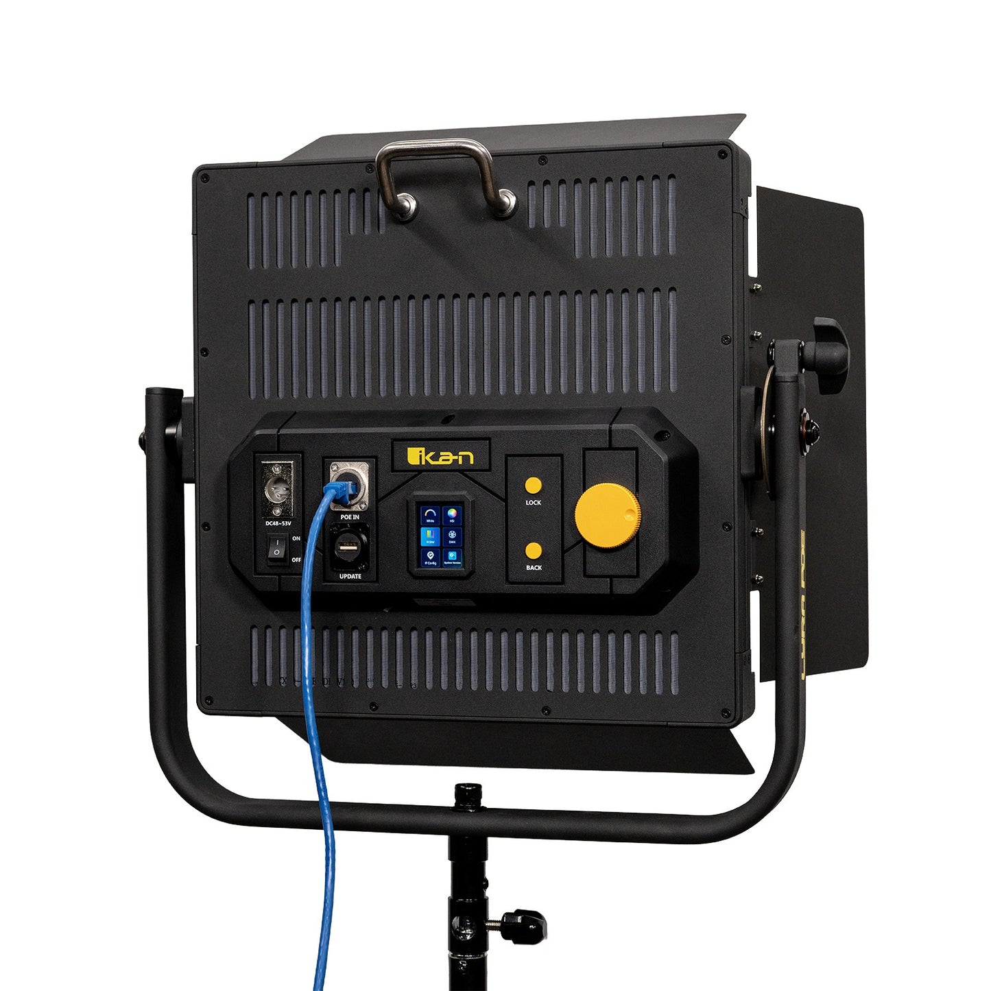 Ikan Lyra POE 1 x 1 RGBWA Color Studio Soft Panel LED Light w/ ArtNet and sACN DMX