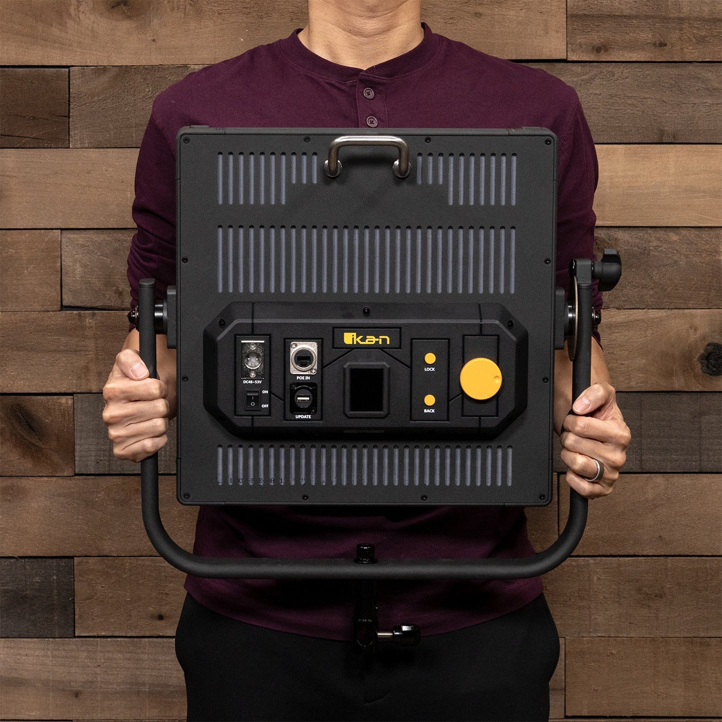 Ikan Lyra POE 1 x 1 RGBWA Color Studio Soft Panel LED Light w/ ArtNet and sACN DMX