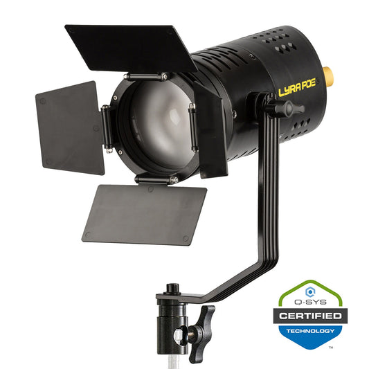 Ikan Lyra POE Bi-Color Studio Fresnel LED Light w/ ArtNet and sACN DMX
