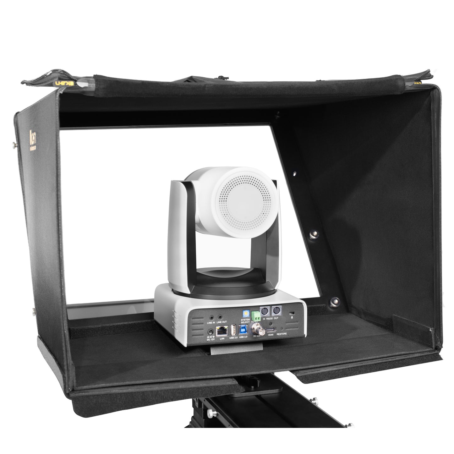 Ikan Professional 19 in. High Bright PTZ Teleprompter w/ Widescreen Tally SDI Monitor