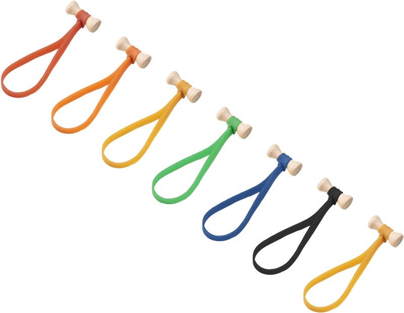Kupo Elastic Cable tie 5" -10pcs Mixed color