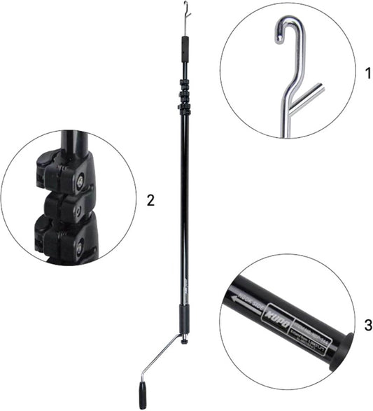 Kupo KCP-206 Telescopic Operating Pole ( 1.9~6.4M)