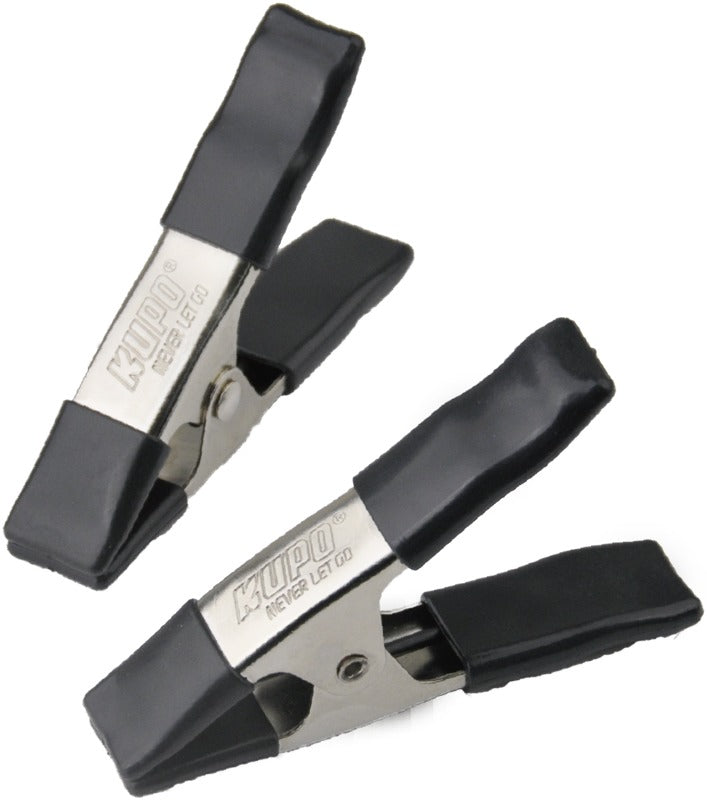 Kupo KCP-354-BK 4in Steel Spring A Clamp - Black (Set of 2)