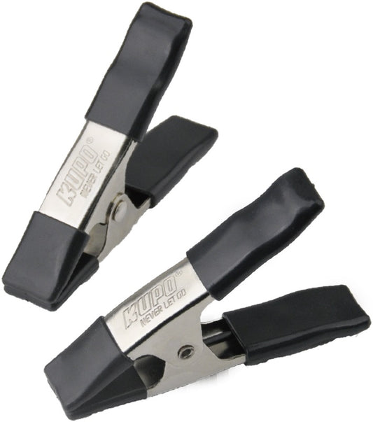 Kupo KCP-354-BK 4in Steel Spring A Clamp - Black (Set of 2)
