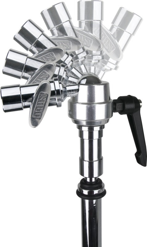 Kupo KCP-412 5/8" Swivel Super Grip Double Baby Receiver