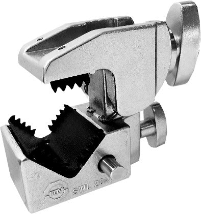Kupo KCP-701 Convi Clamp w/Teeth - Silver