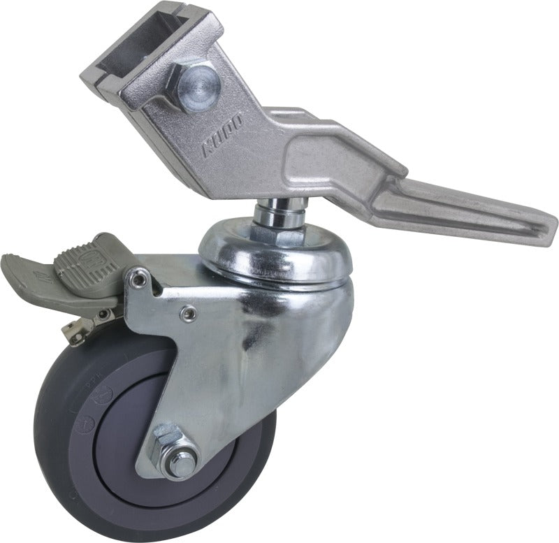 Kupo KC-100G 100mm Caster with Brake 30mm Square Adapter Set of Three