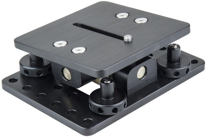 Kupo KSC-150 Mini 4 Way Leveling Cam Mount w/ 3/8" Slot-Blk