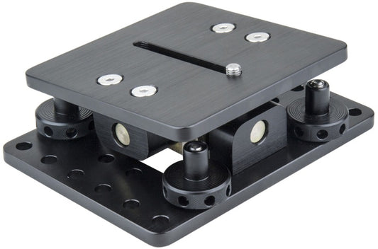 Kupo KSC-150 Mini 4 Way Leveling Cam Mount w/ 3/8" Slot-Blk