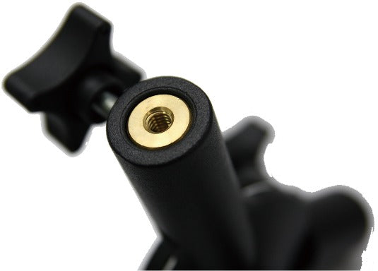 Kupo KS-015R Round Stud with 3/8" -16 Female and 1/4" -20 Female