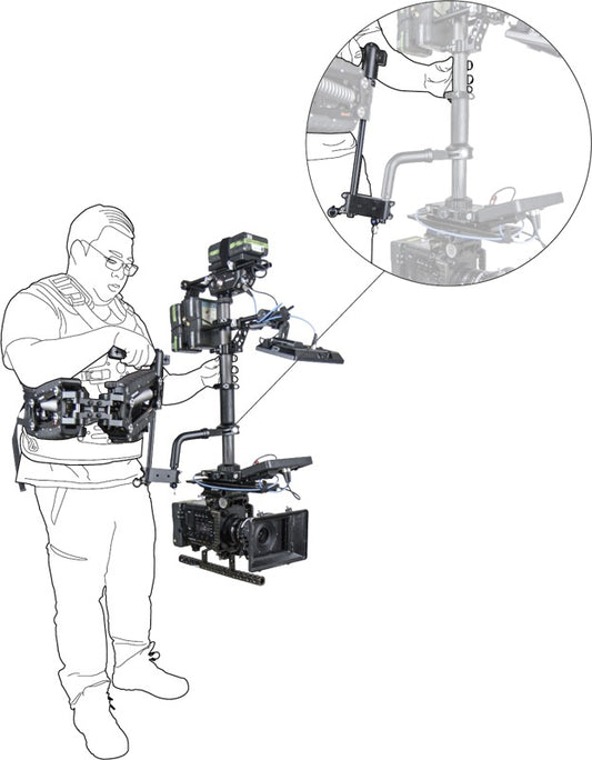 Kupo KS-262 Steadicam High/Low Mode Bracket Set
