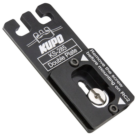 Kupo KS-285 Double Plate( Quick Release Plate For Arca-Swiss & Rc2 )