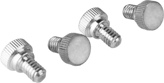Kupo KS-363 1/4"-20*10mm Steel Thumb Screw, Knurled Head (Set of 4)
