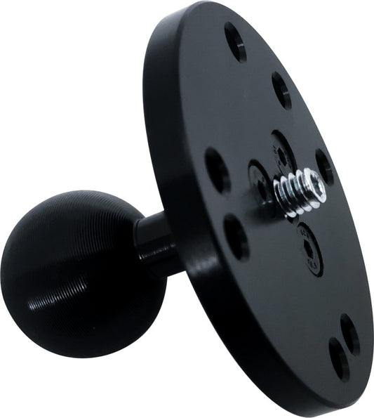 Kupo KS-427 Round Plate Ball Head For Drill w/ Holes 1/4"-20 Male Threaded