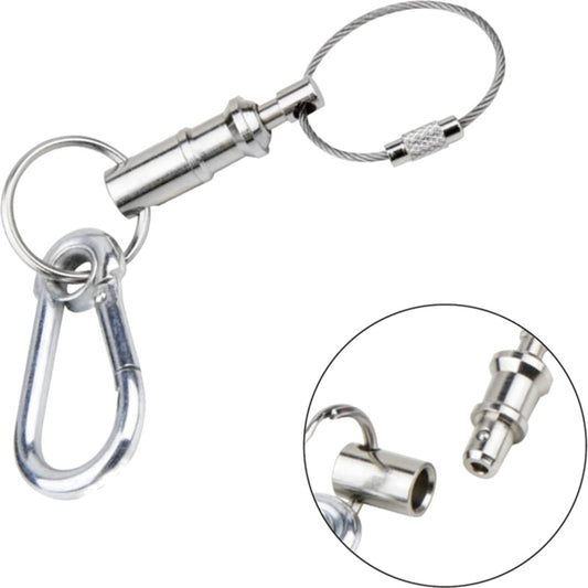 Kupo KS-702 *Quick Release Safetypin With Key Chain & Spring Hook