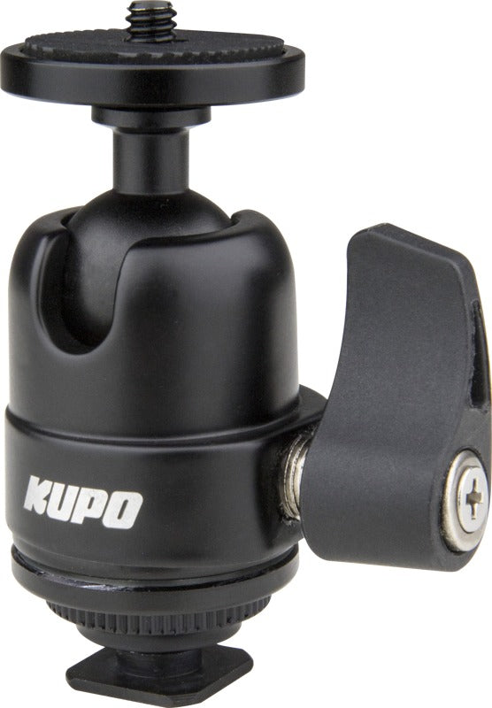 Kupo KS-CB07 Midi Ball Head with Hot Shoe Mount