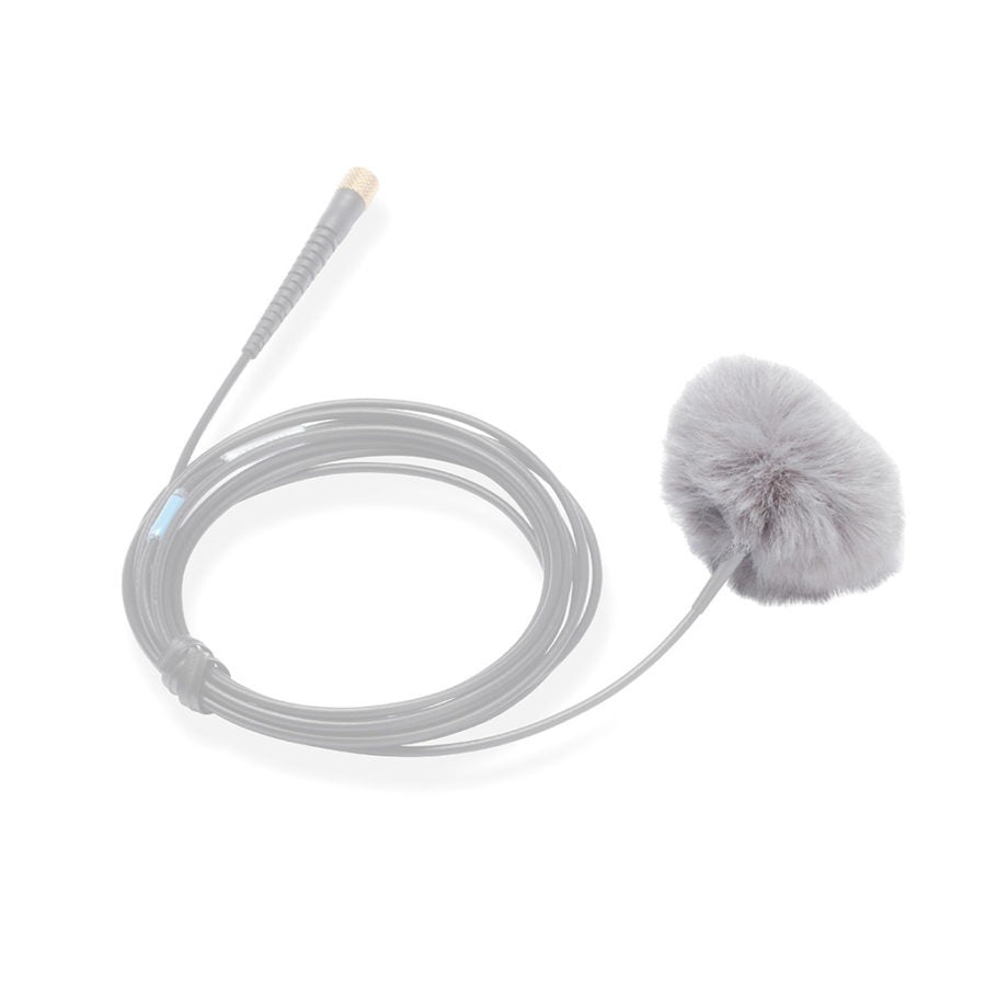 K-Tek ALFG10 | AIRO Lav Fuzzy Windscreen, Gray, Pack of 10