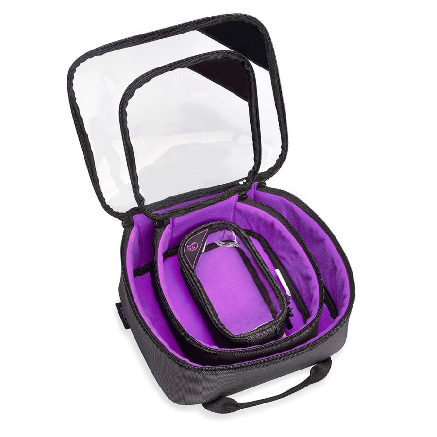 K-Tek KGBSETXP | Stingray by K-Tek Gizmo-X Bag, Set of L,M,S, Purple interior