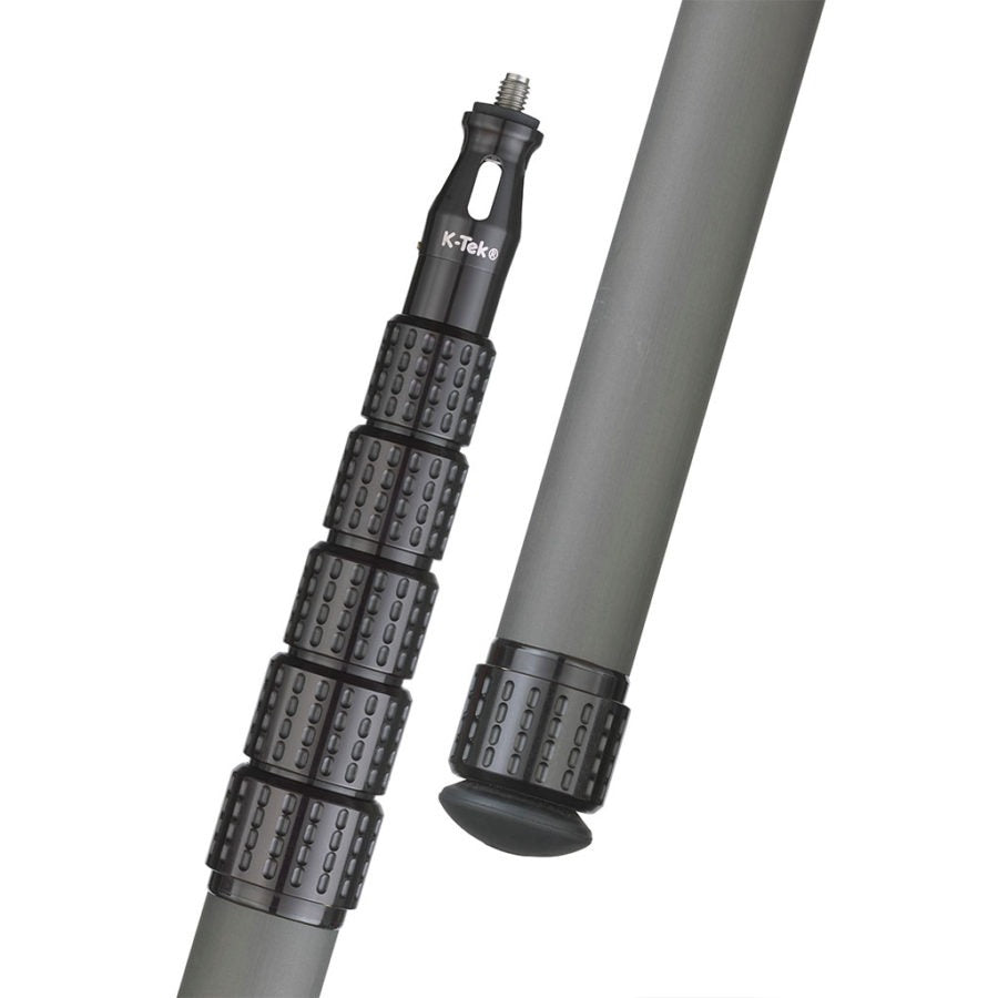 K-Tek KP12 | Mighty Boom 12′, Graphite, 6 section, un-cabled, Boompole